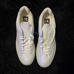 Veja White Leather Sneakers